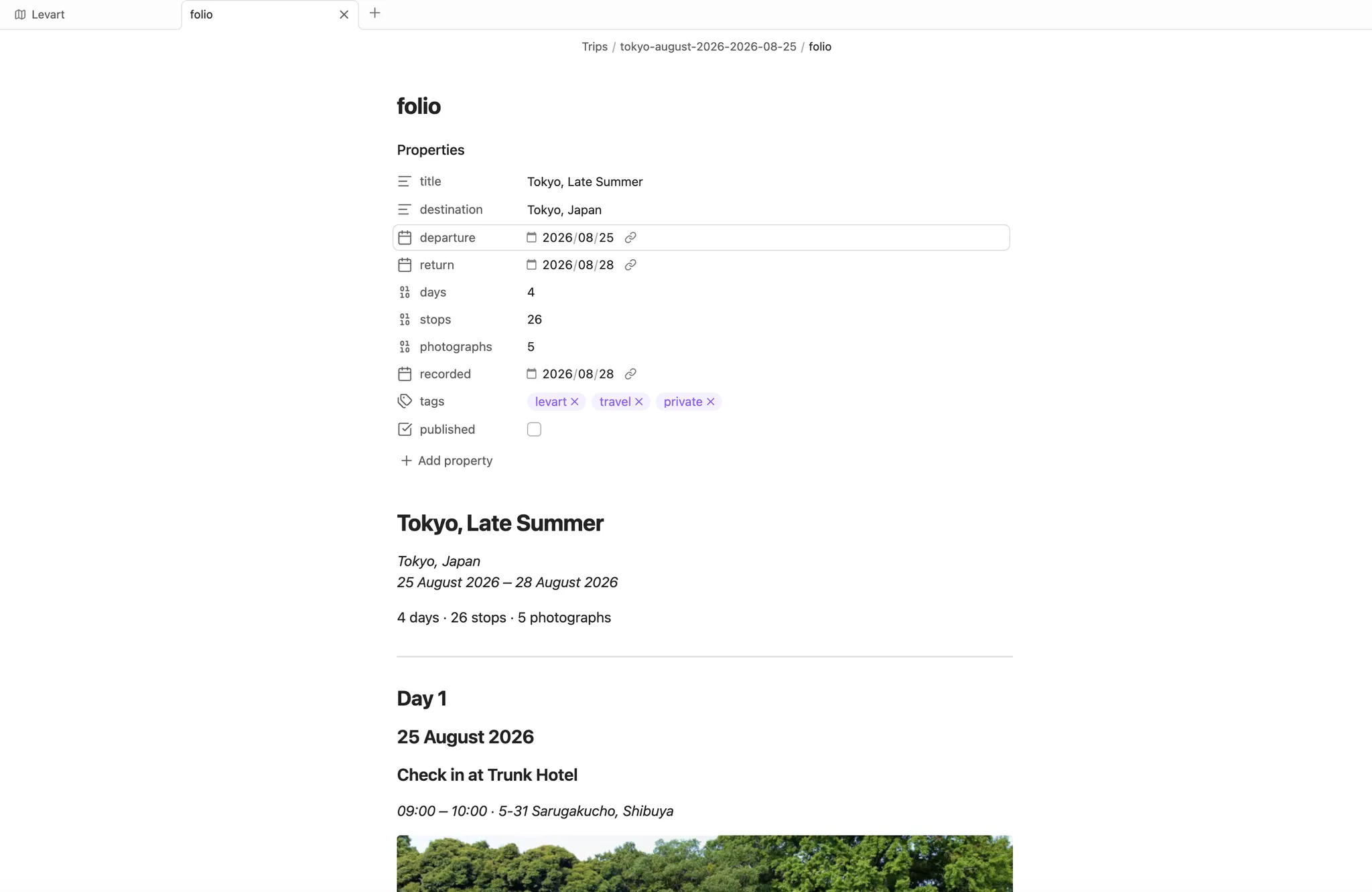 Levart screenshot