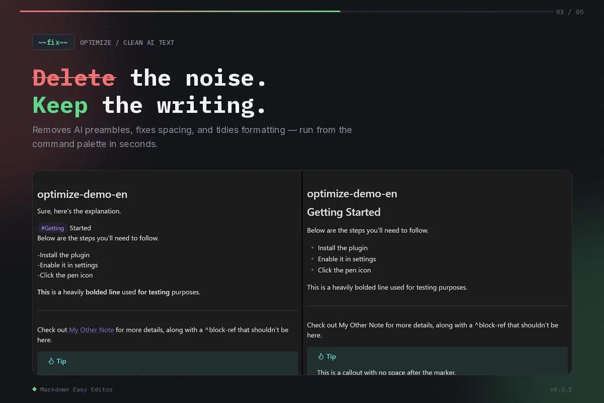 Markdown Easy Editor screenshot