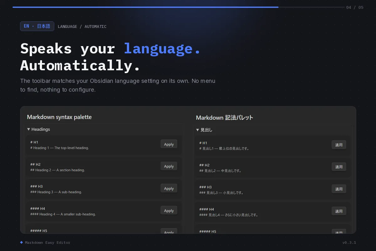 Markdown Easy Editor screenshot
