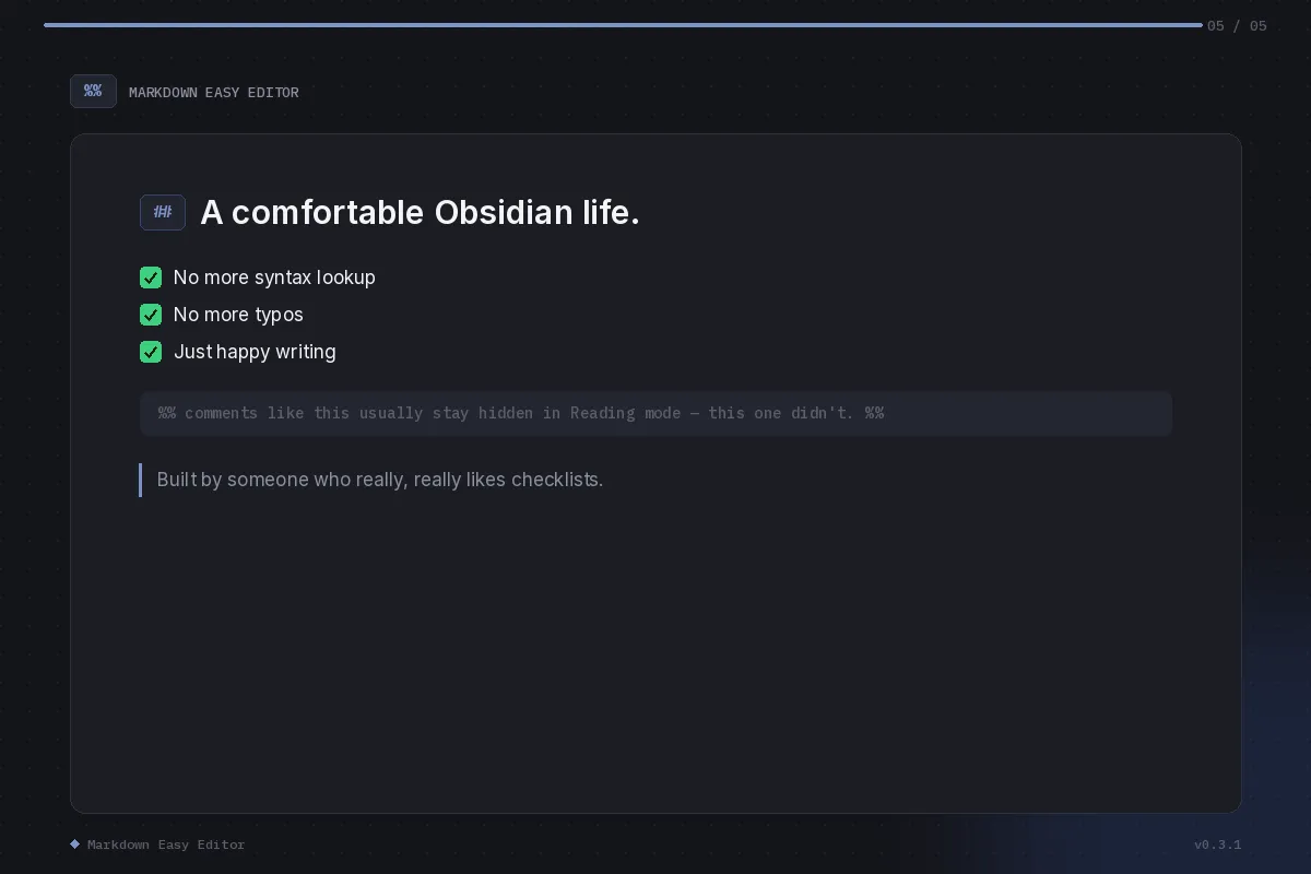 Markdown Easy Editor screenshot