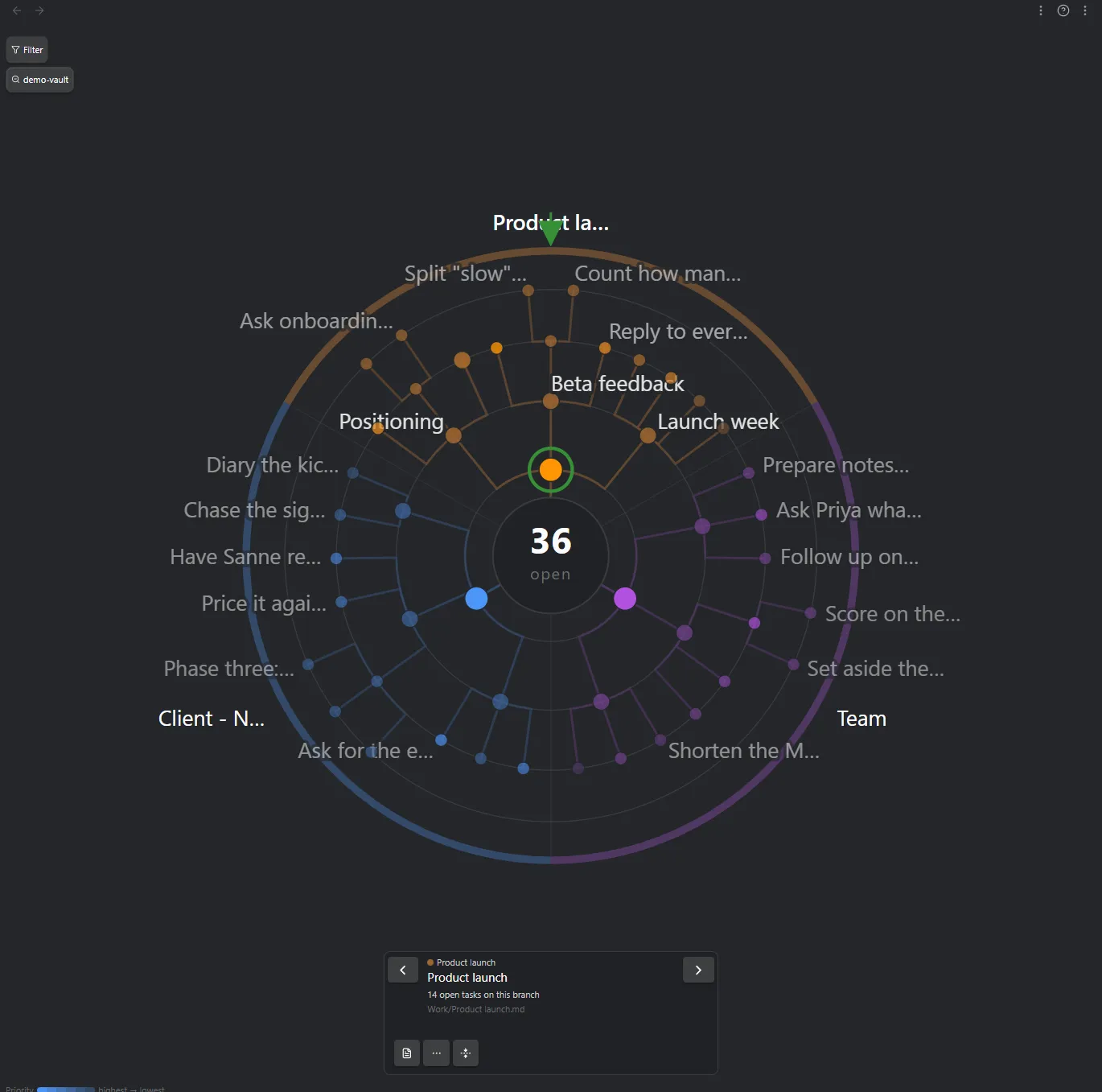 Task Wheel screenshot