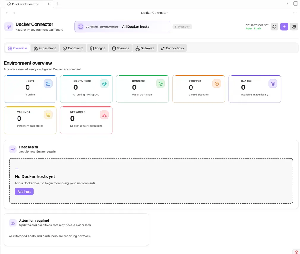 Docker Connector screenshot