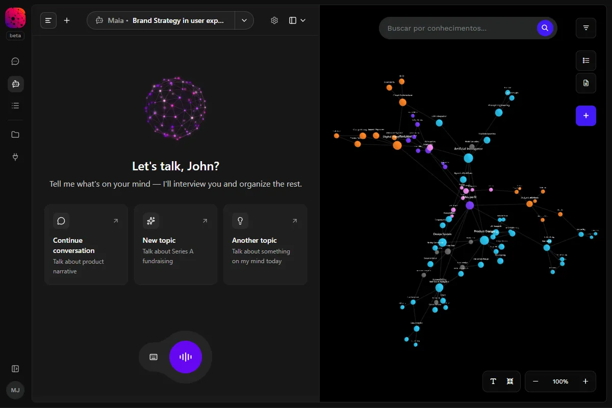 mybrain.ai screenshot