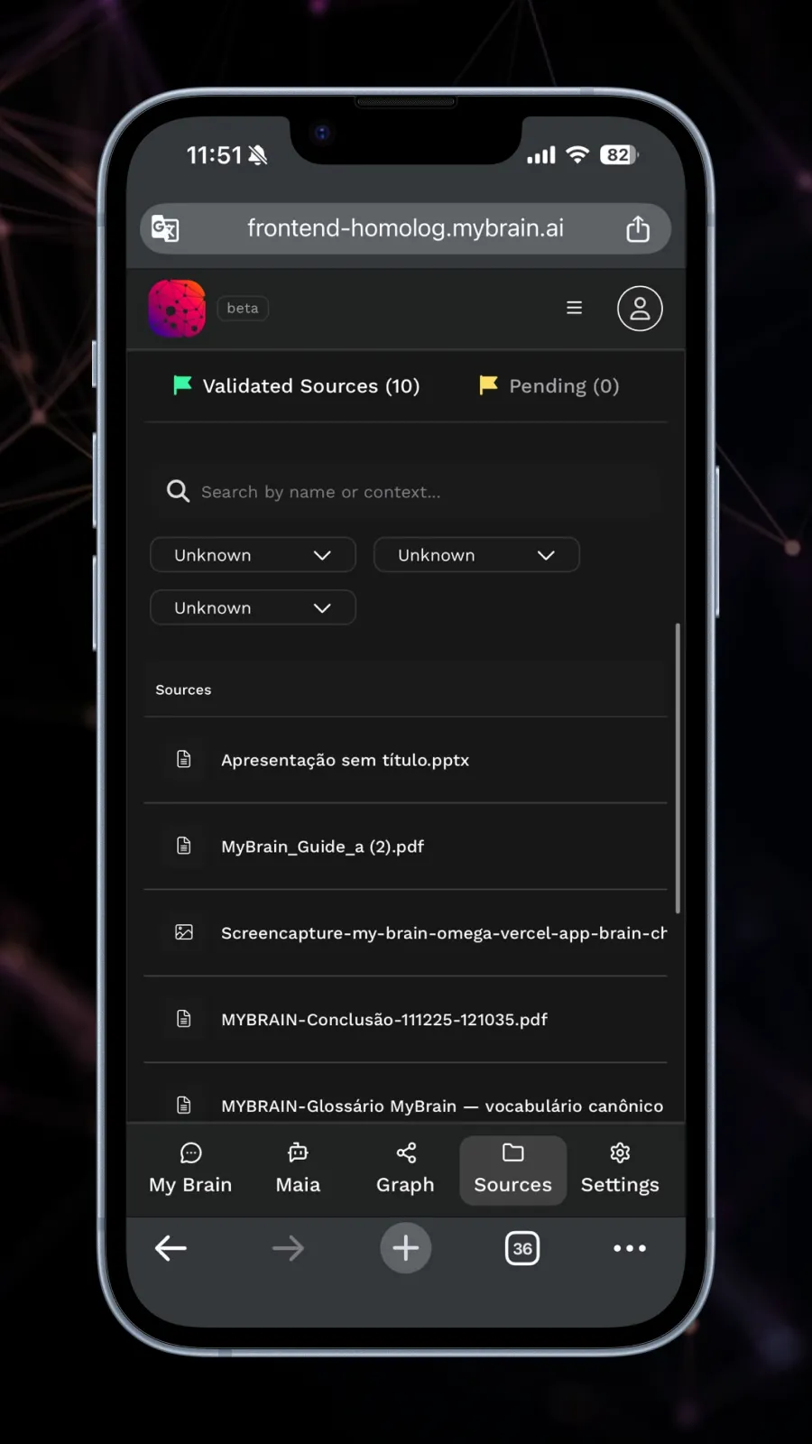 mybrain.ai screenshot