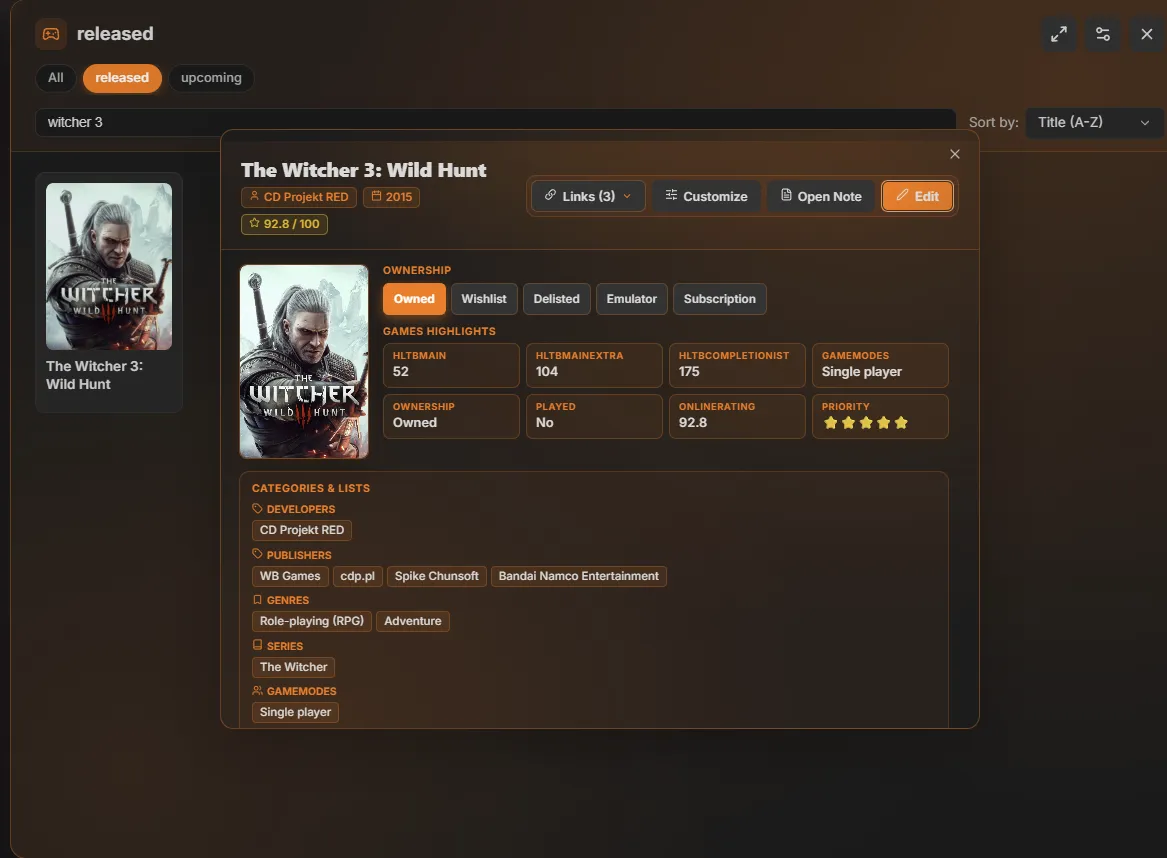 Activity Dashboard screenshot