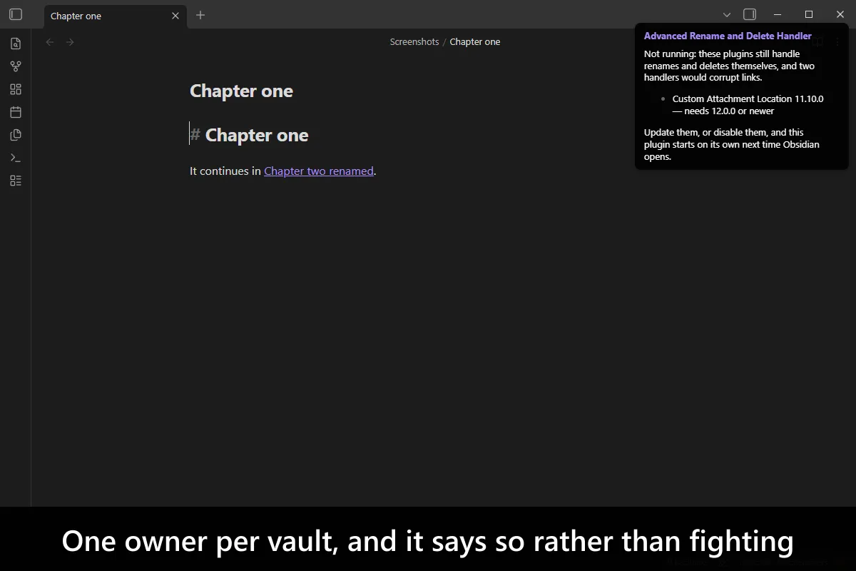 Advanced Rename and Delete Handler screenshot