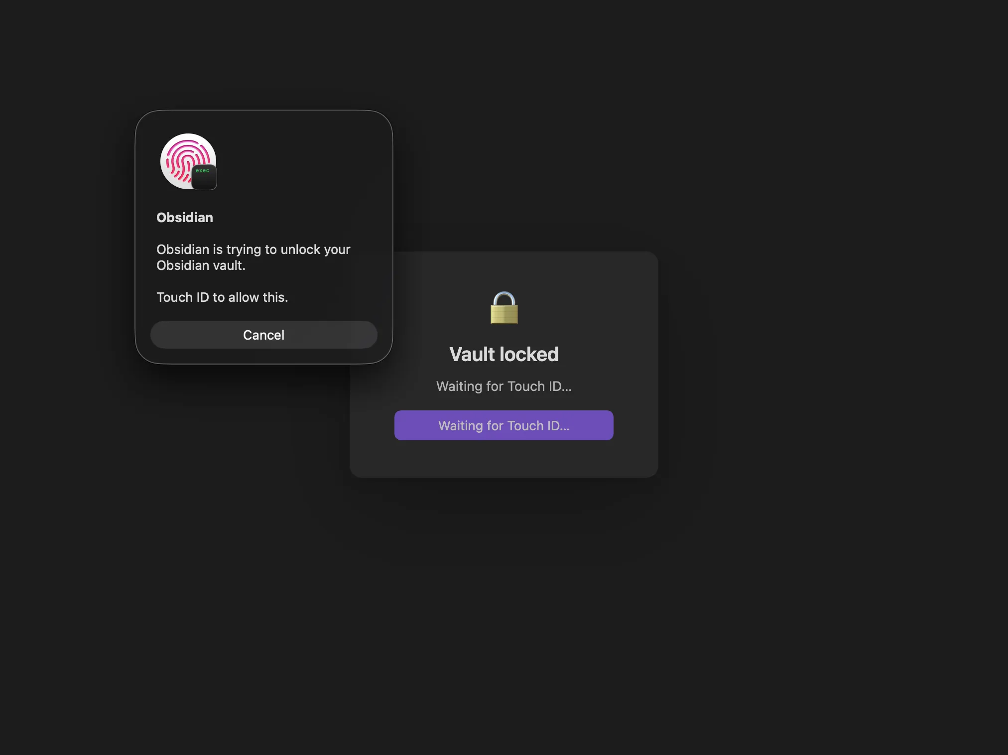 Fingerprint Lock screenshot