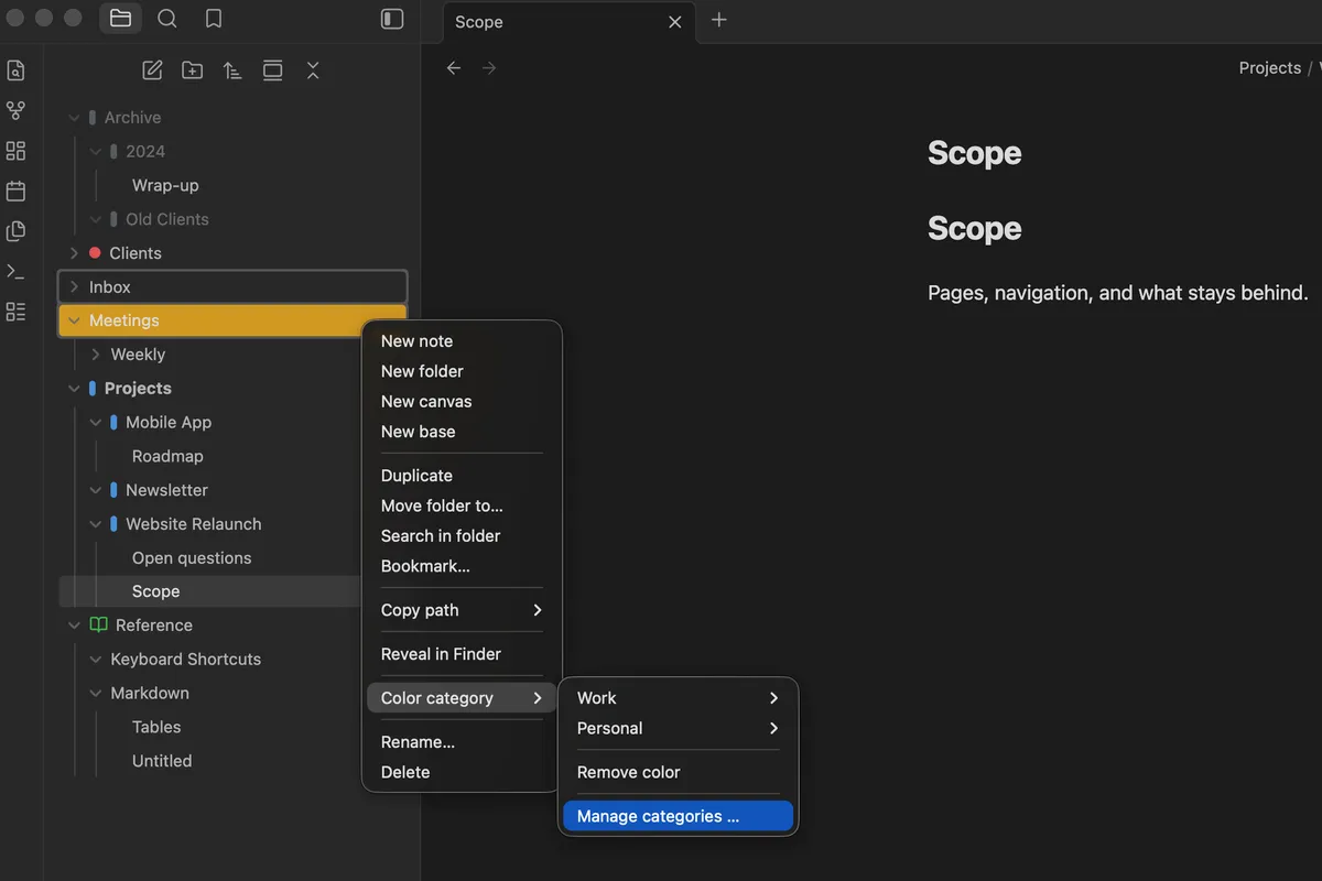 Explorer Categories screenshot