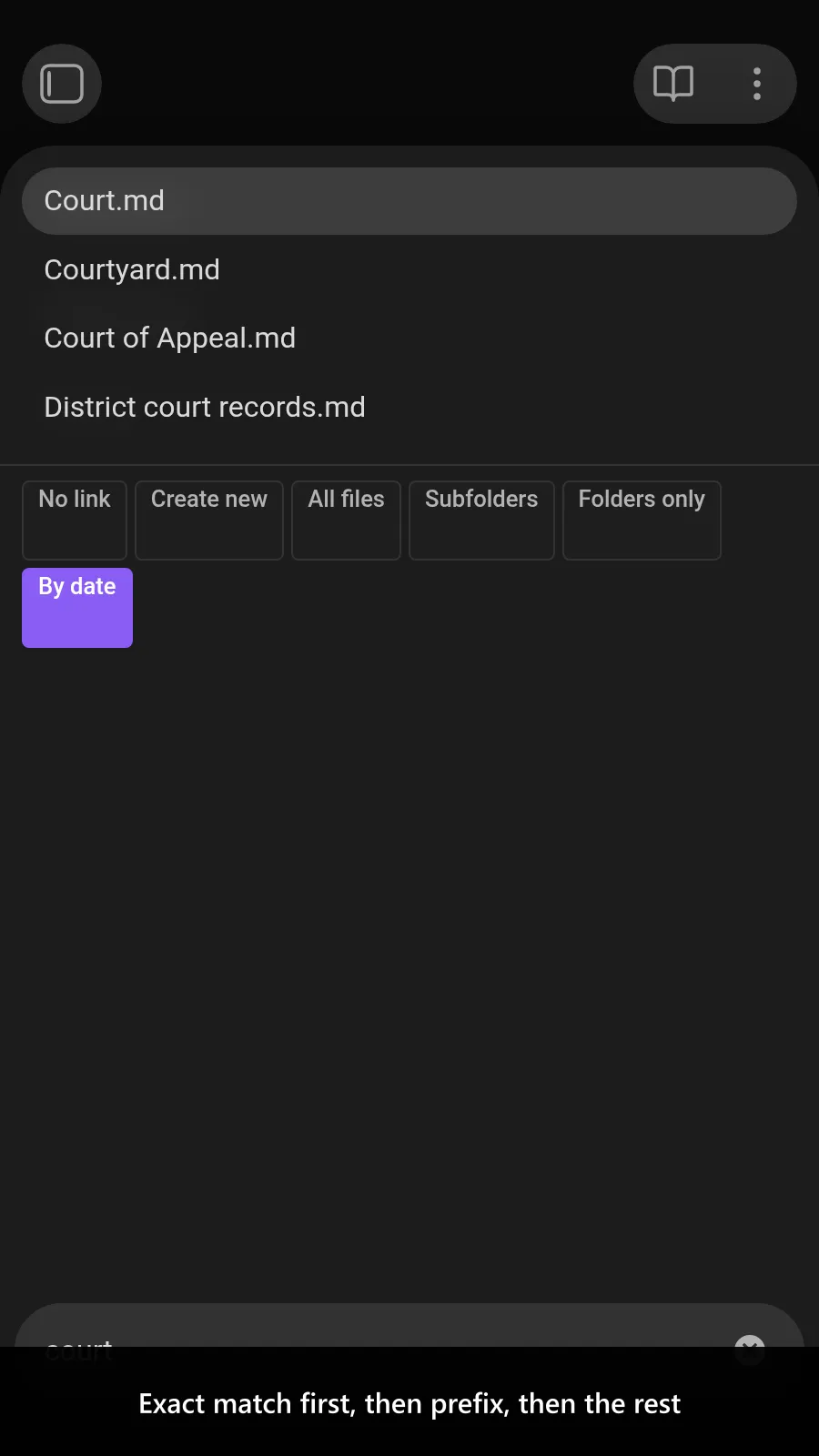 Link Picker screenshot