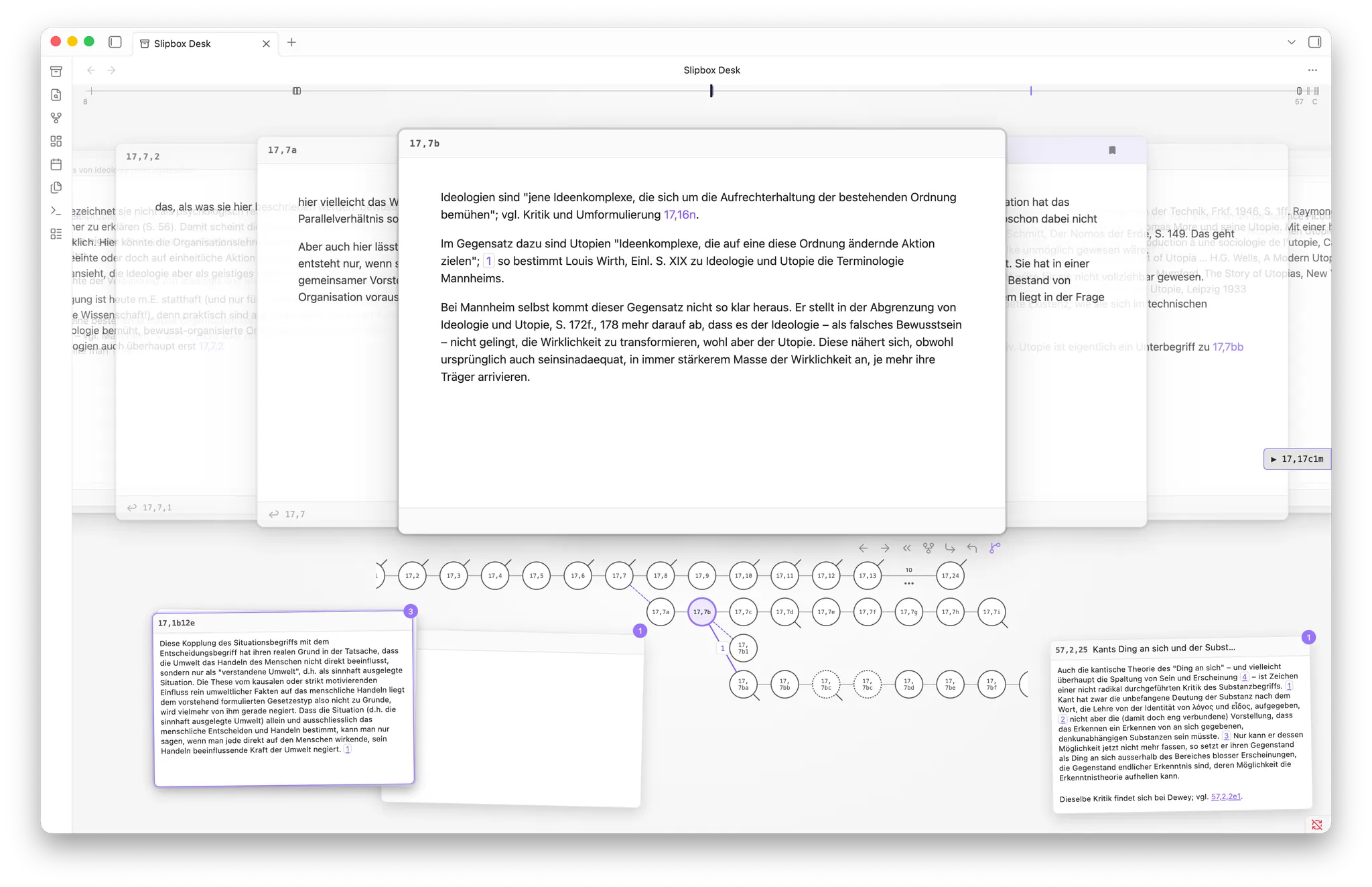 Slipbox Desk screenshot