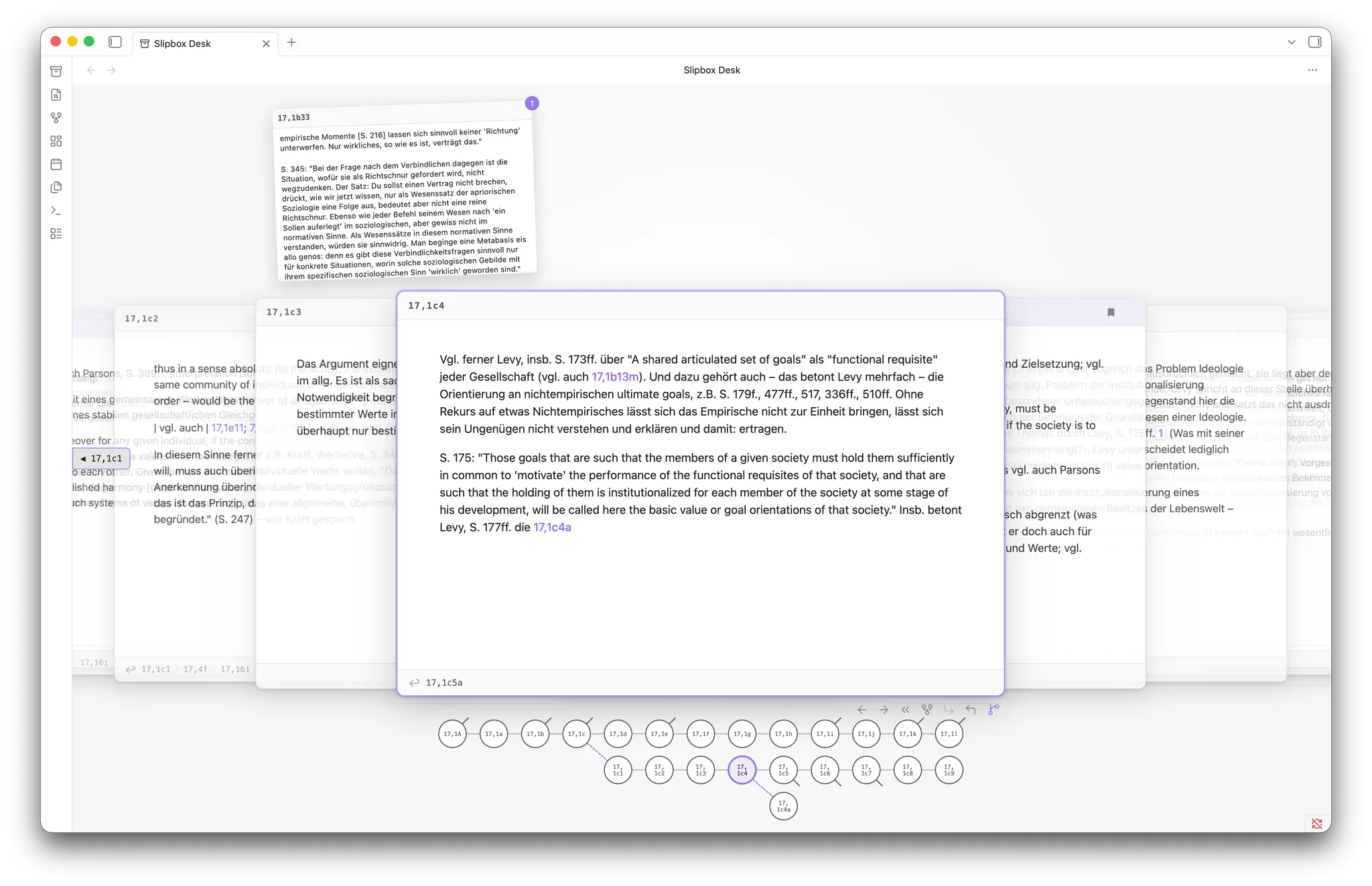 Slipbox Desk screenshot