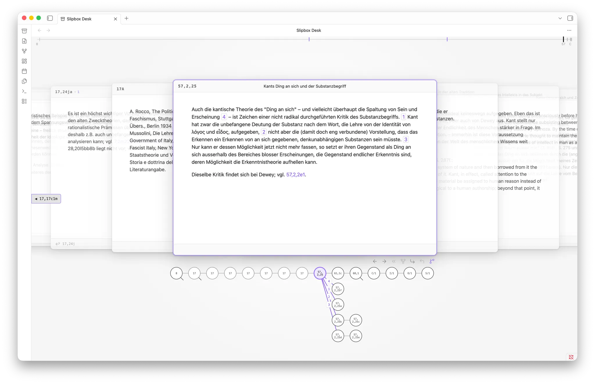 Slipbox Desk screenshot