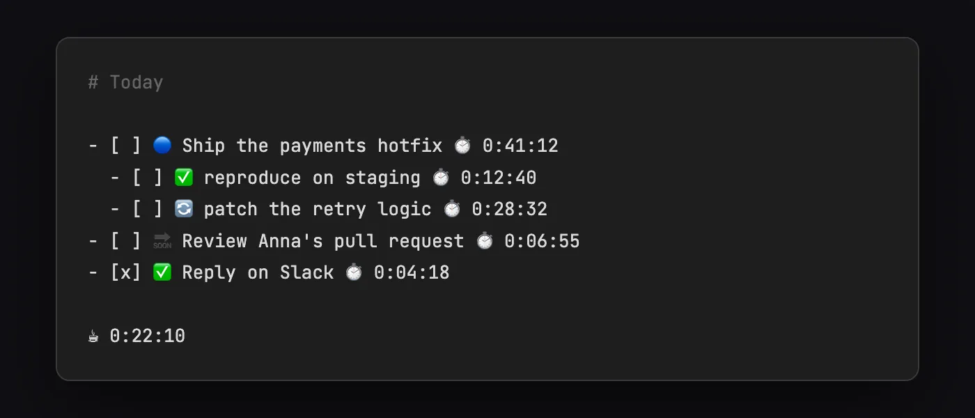 Always-on-Top Tasks screenshot