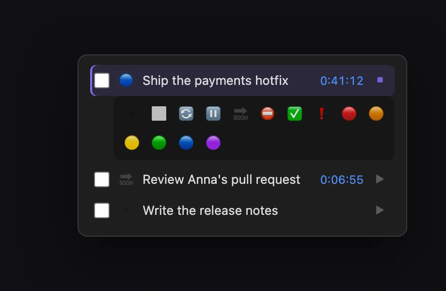 Always-on-Top Tasks screenshot