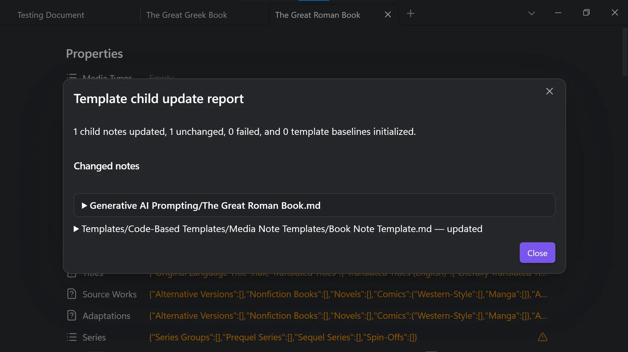Dynamic Template Children Updater screenshot