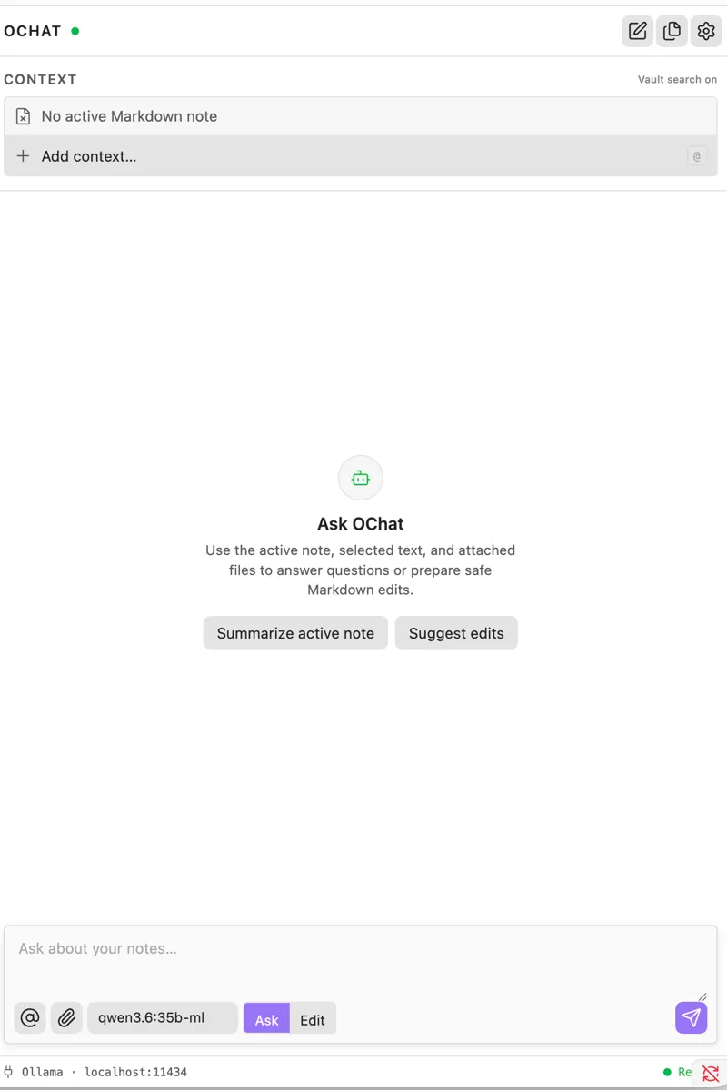 OChat screenshot