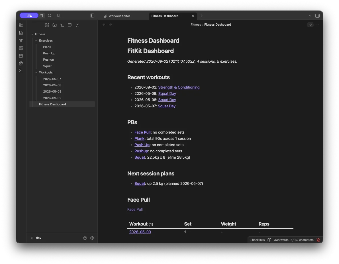 FitKit screenshot