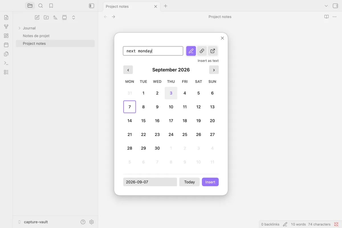 Date Helpers screenshot