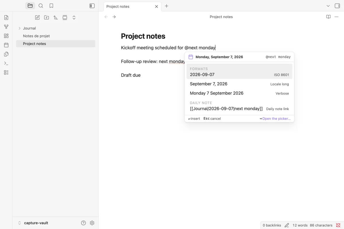 Date Helpers screenshot