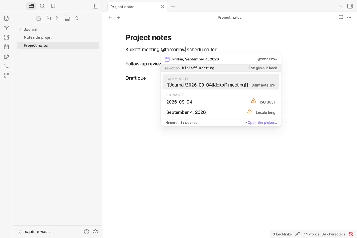 Date Helpers screenshot