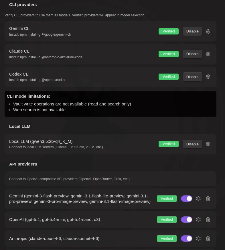 LLM Hub screenshot