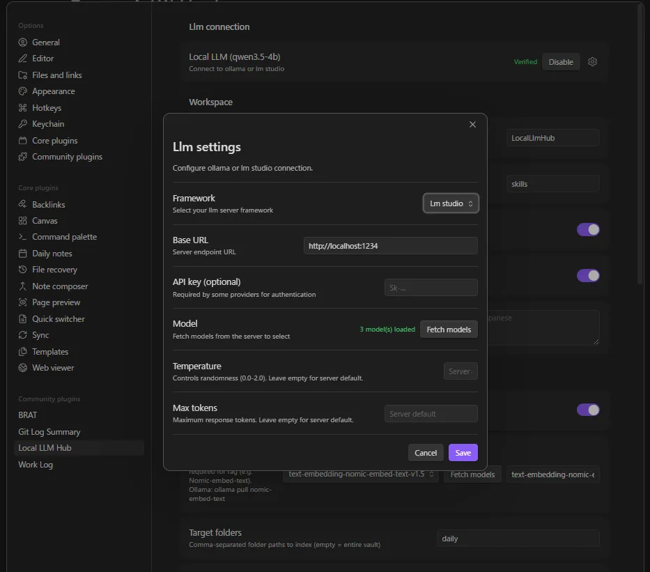Local LLM Hub screenshot