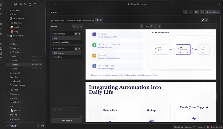 Dashboard Hub screenshot