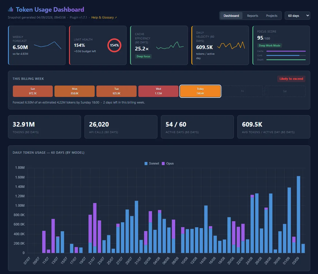 Token Usage screenshot
