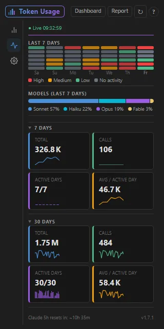 Token Usage screenshot