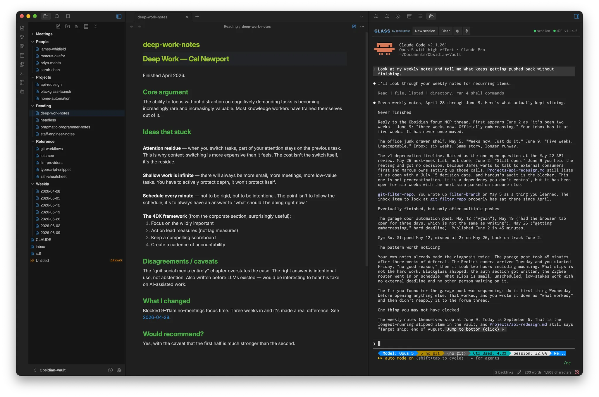 Glass screenshot