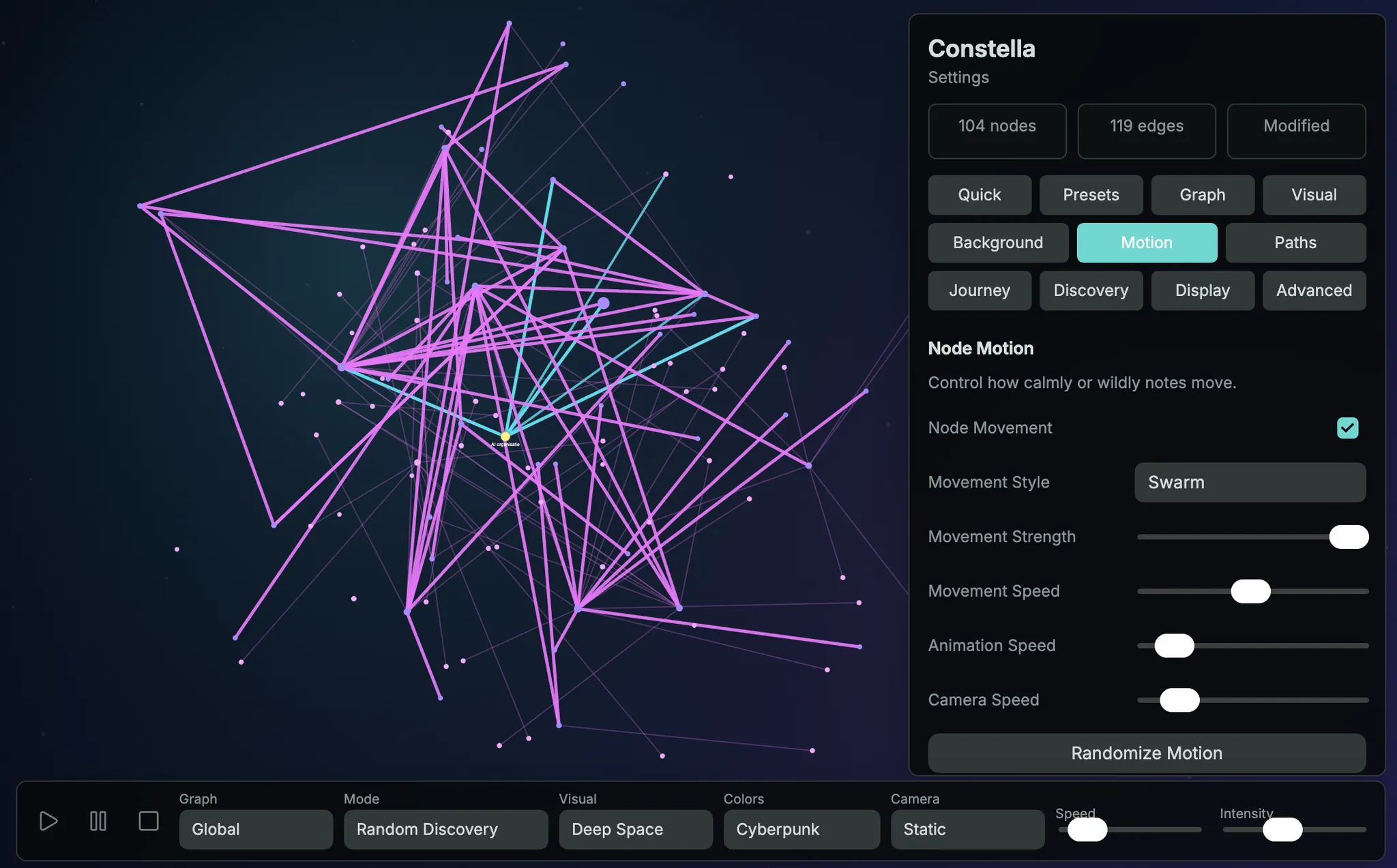 Constella screenshot