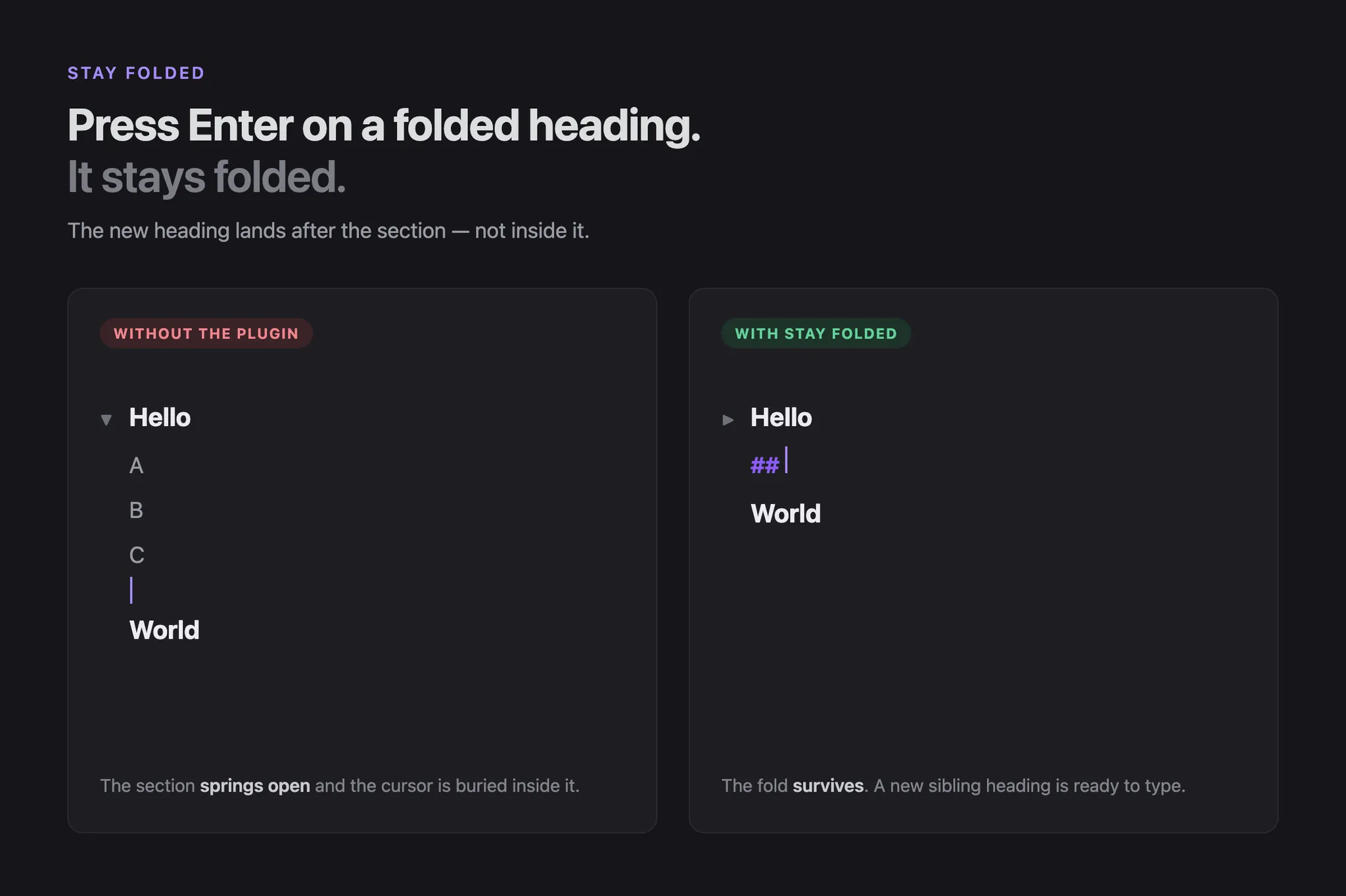 Stay Folded screenshot