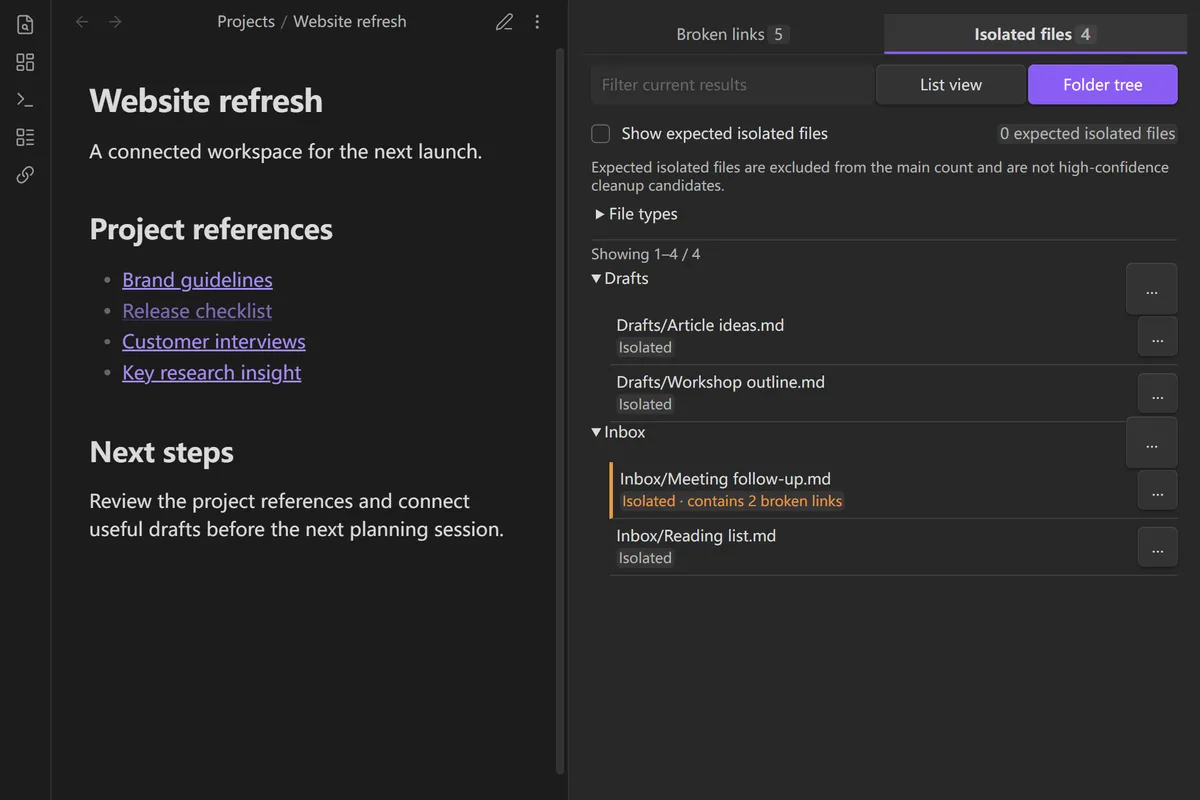 Link Integrity screenshot