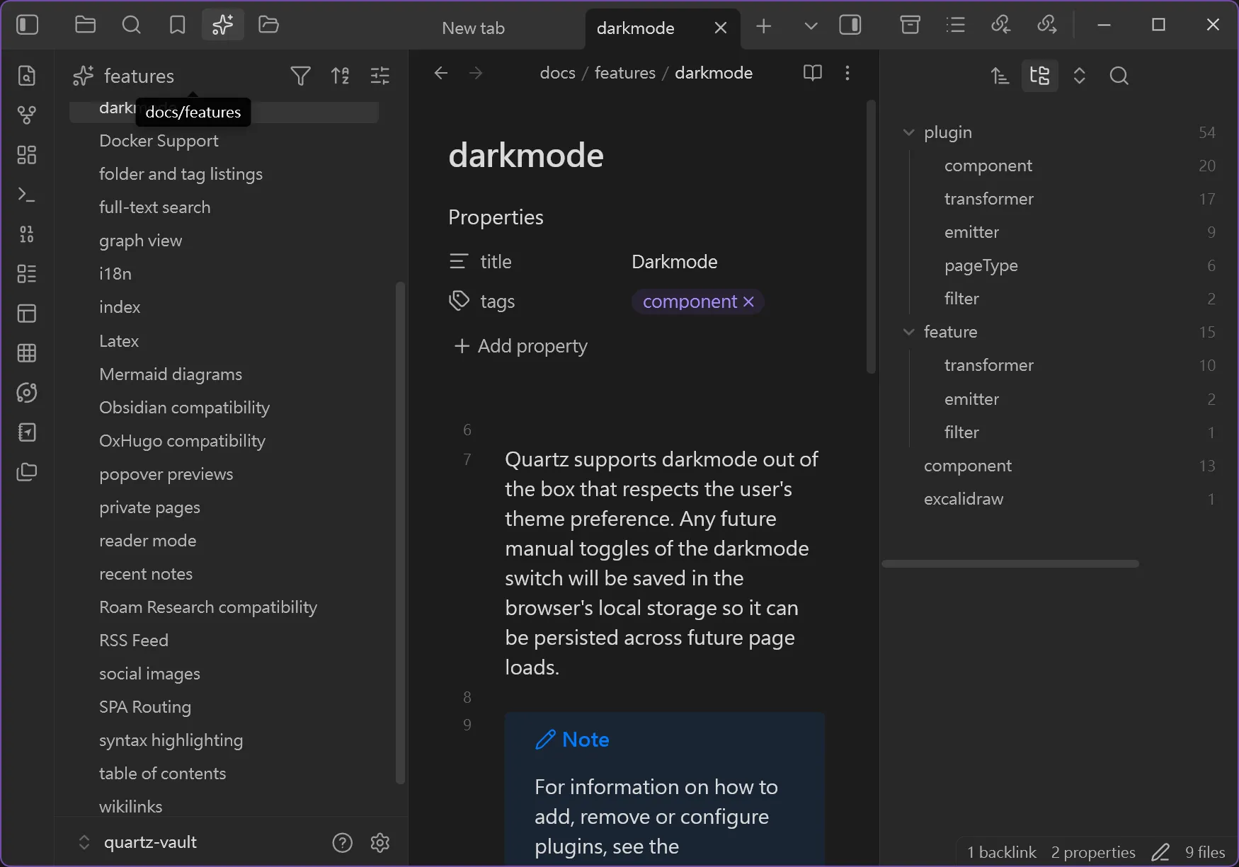 Folder Spaces screenshot
