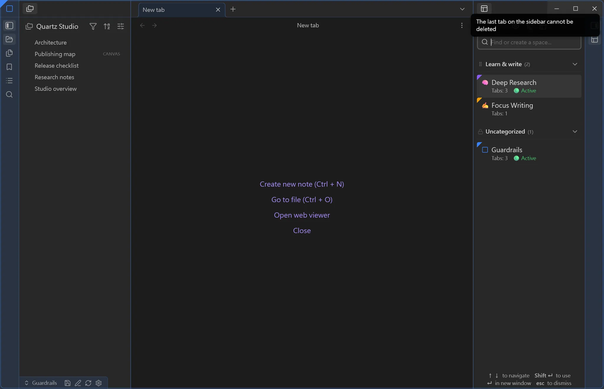 Window Spaces screenshot