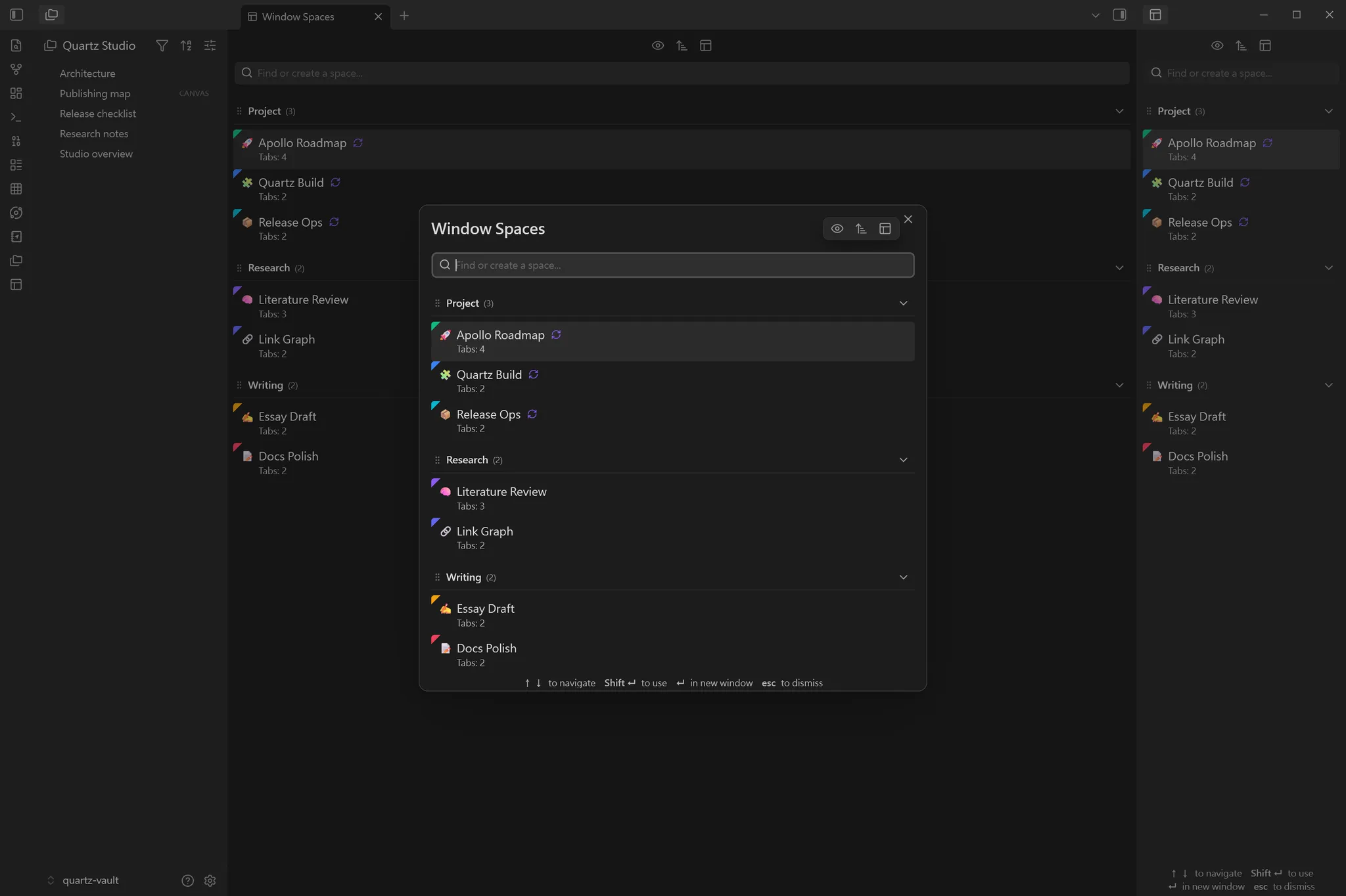 Window Spaces screenshot