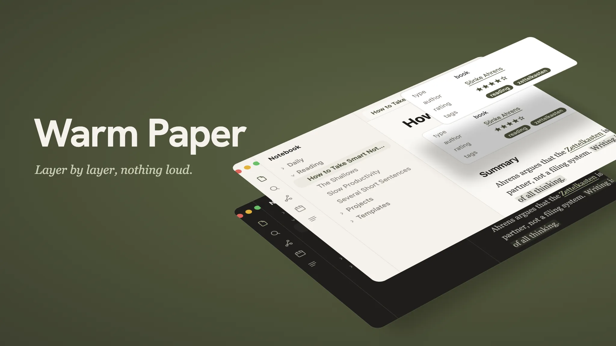 Warm Paper screenshot