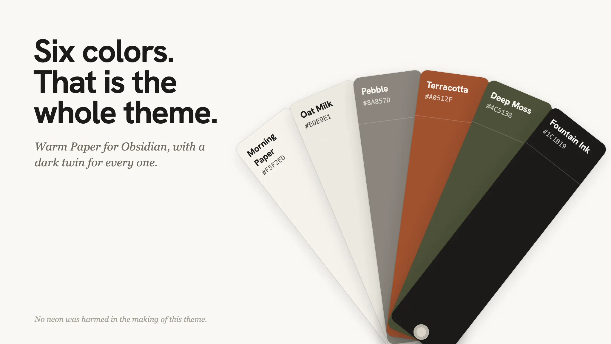 Warm Paper screenshot