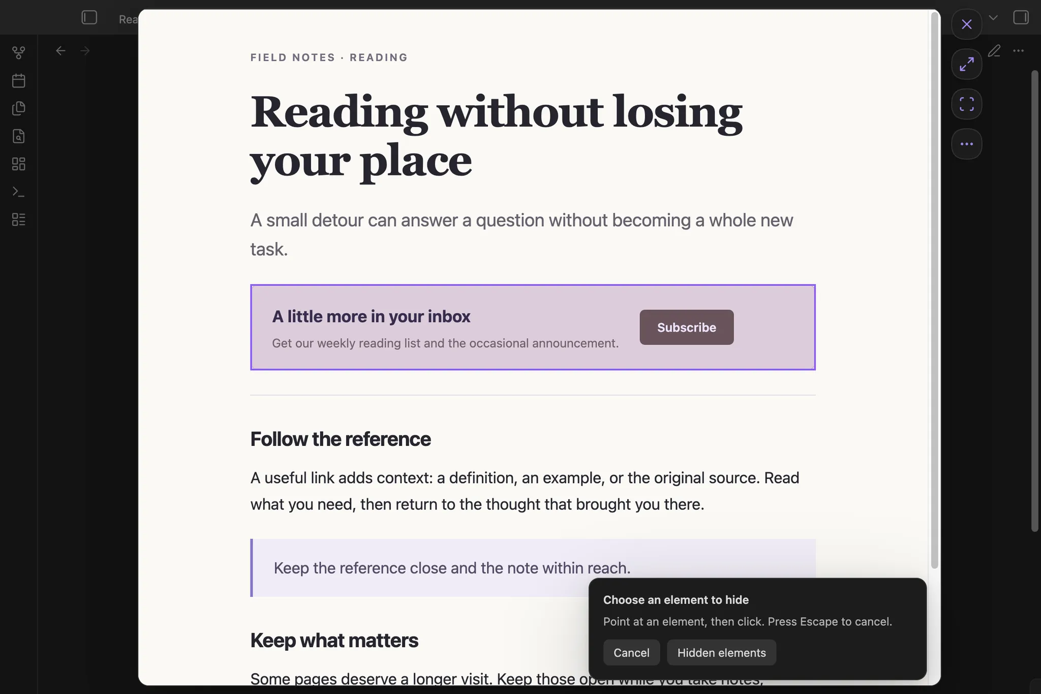 Link Float screenshot
