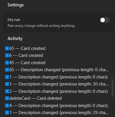 Trello Vault Sync screenshot