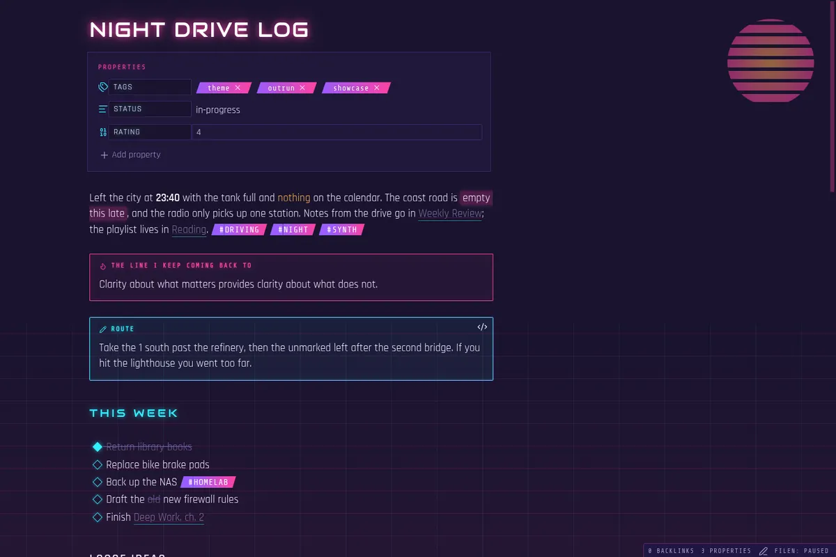 Outrun screenshot