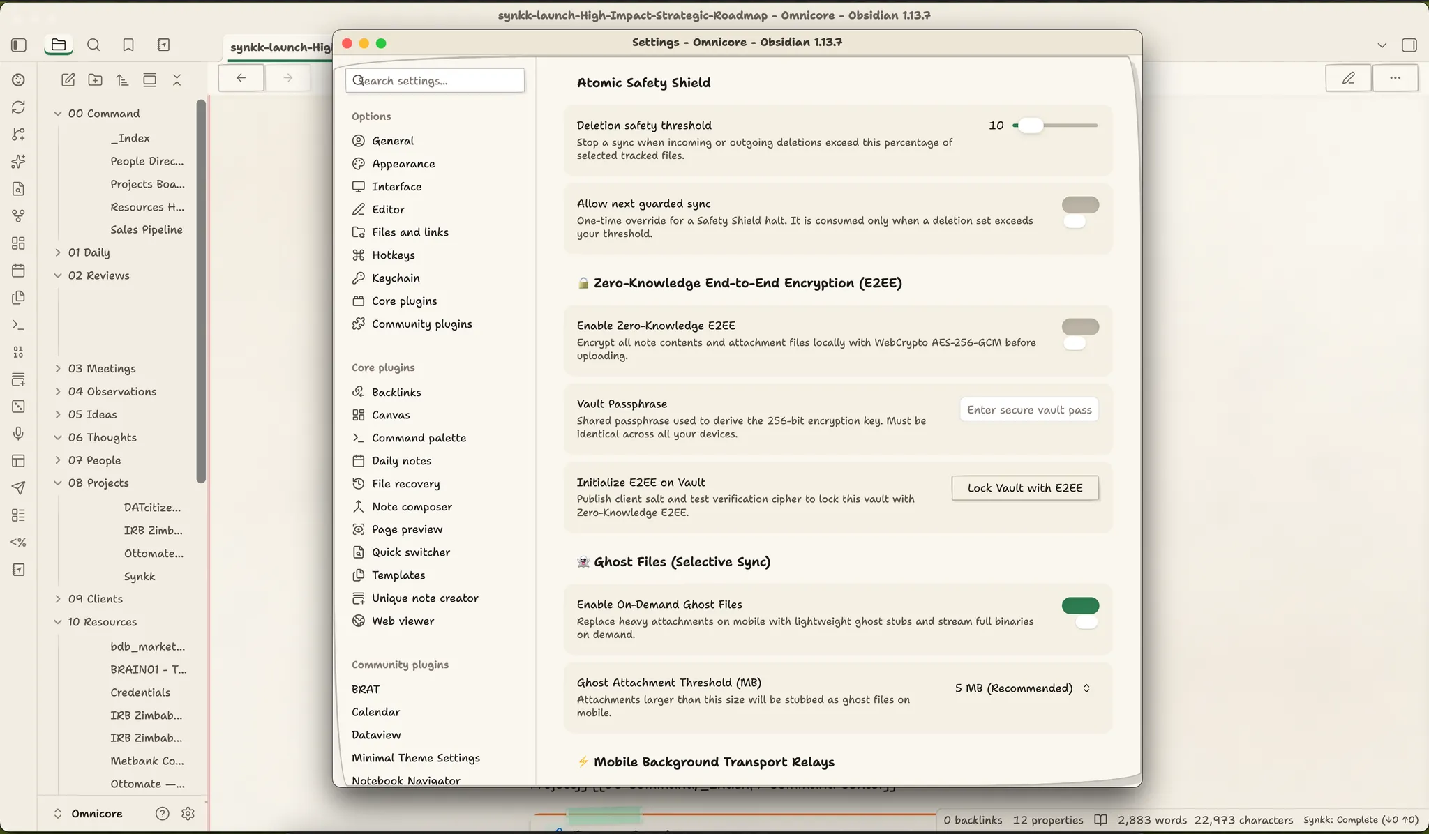 Synkk Team Vault Sync screenshot