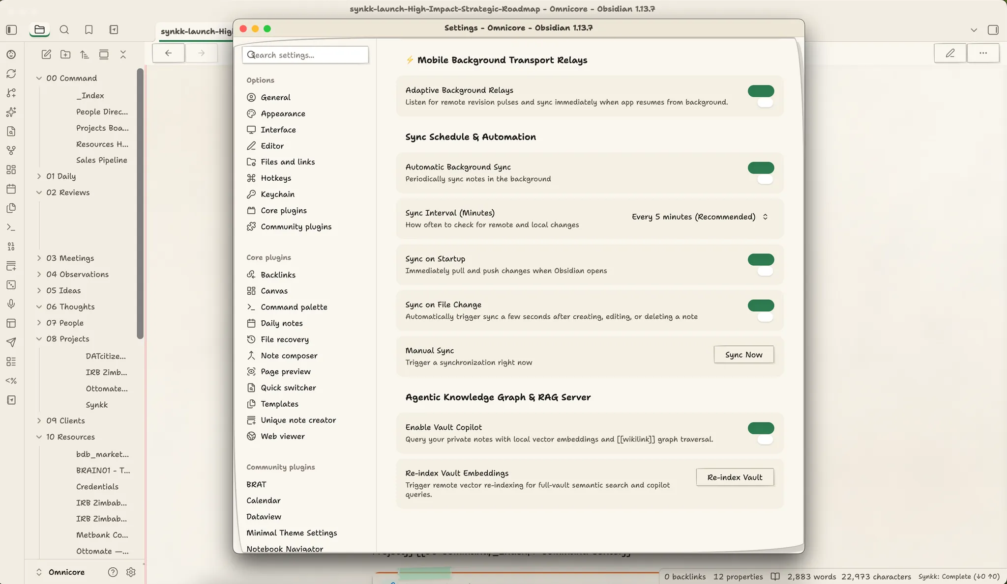 Synkk Team Vault Sync screenshot