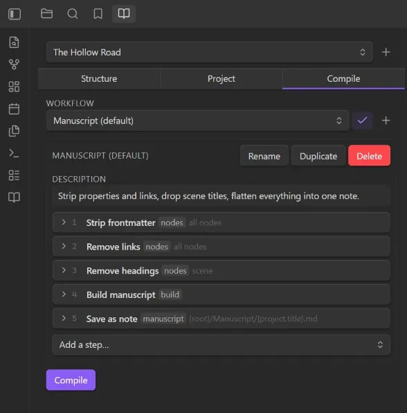 Novelr screenshot