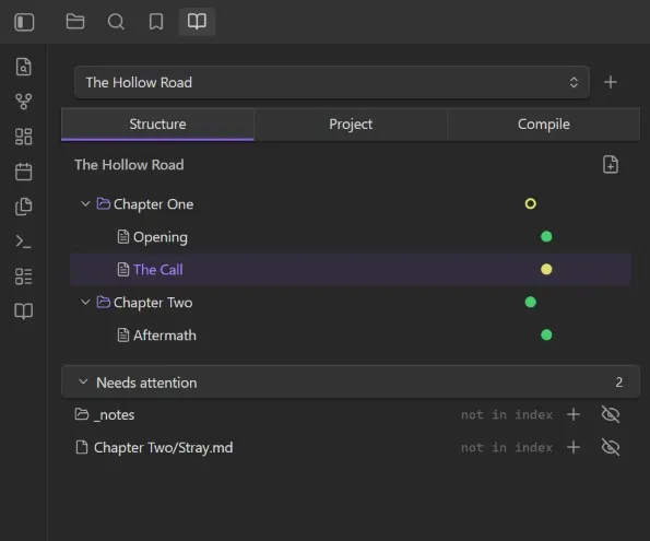 Novelr screenshot