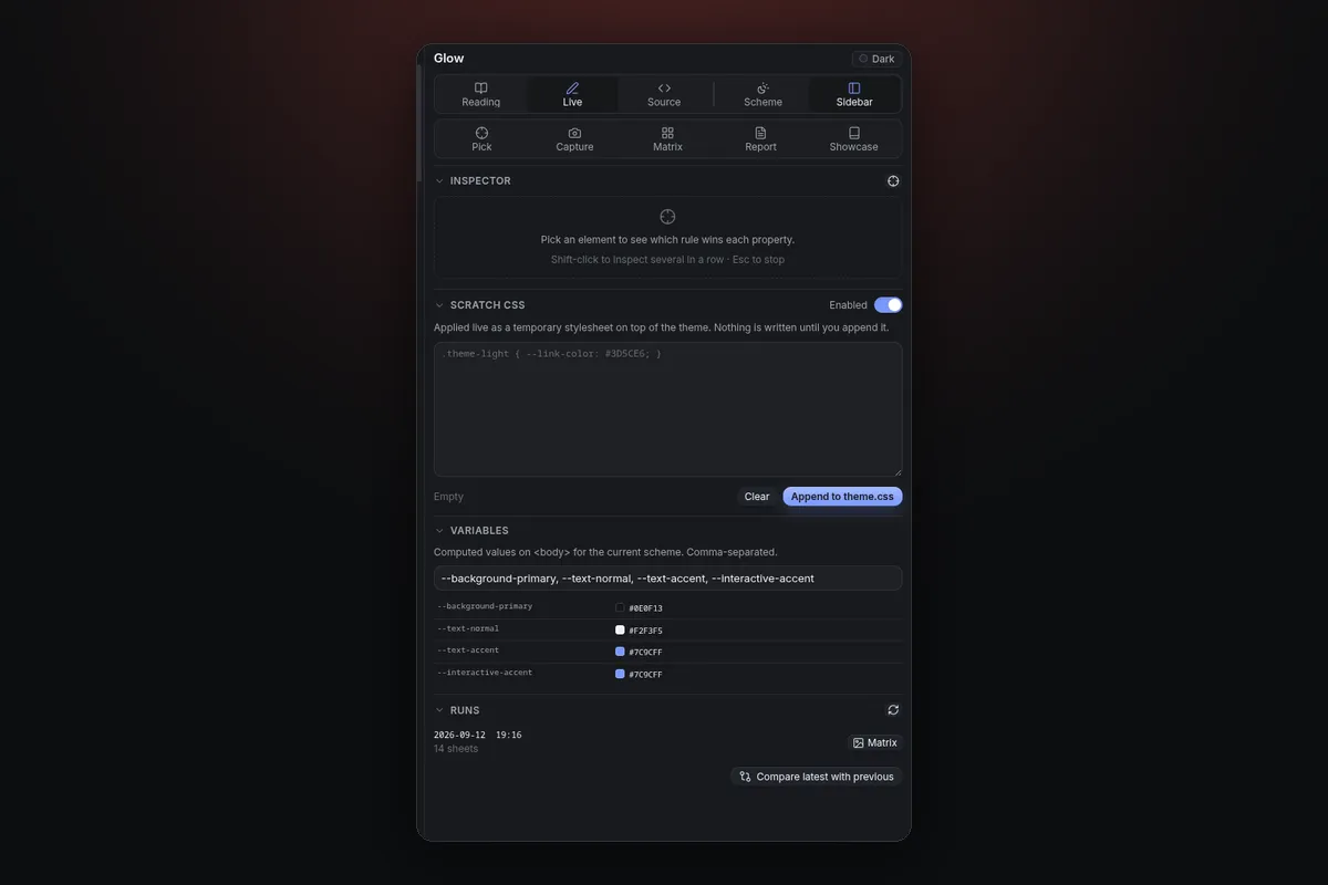 Theme Lab screenshot