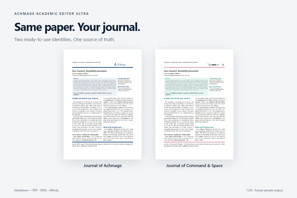 Achmage Academic Editor Ultra screenshot