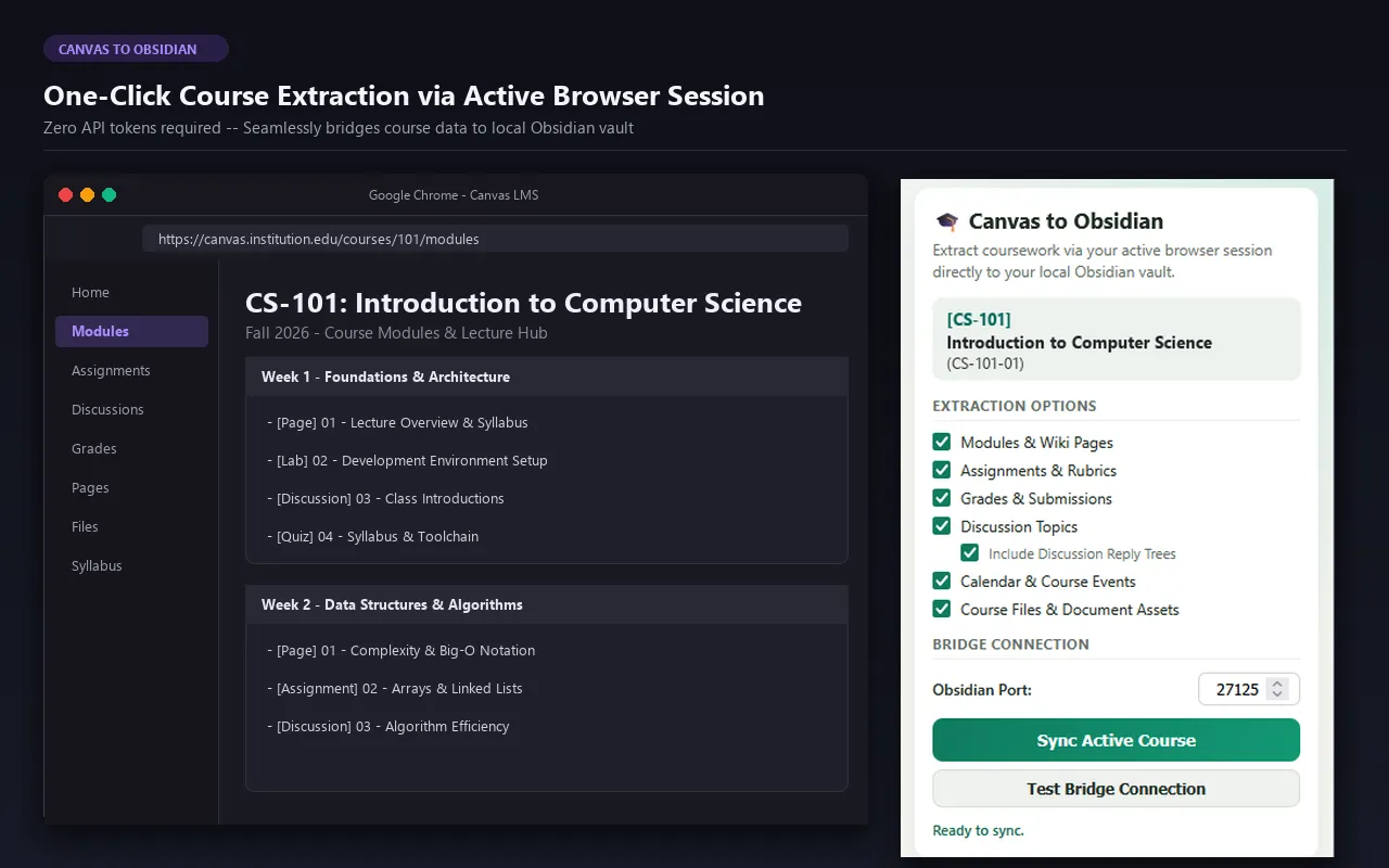 Canvas Sync Bridge screenshot