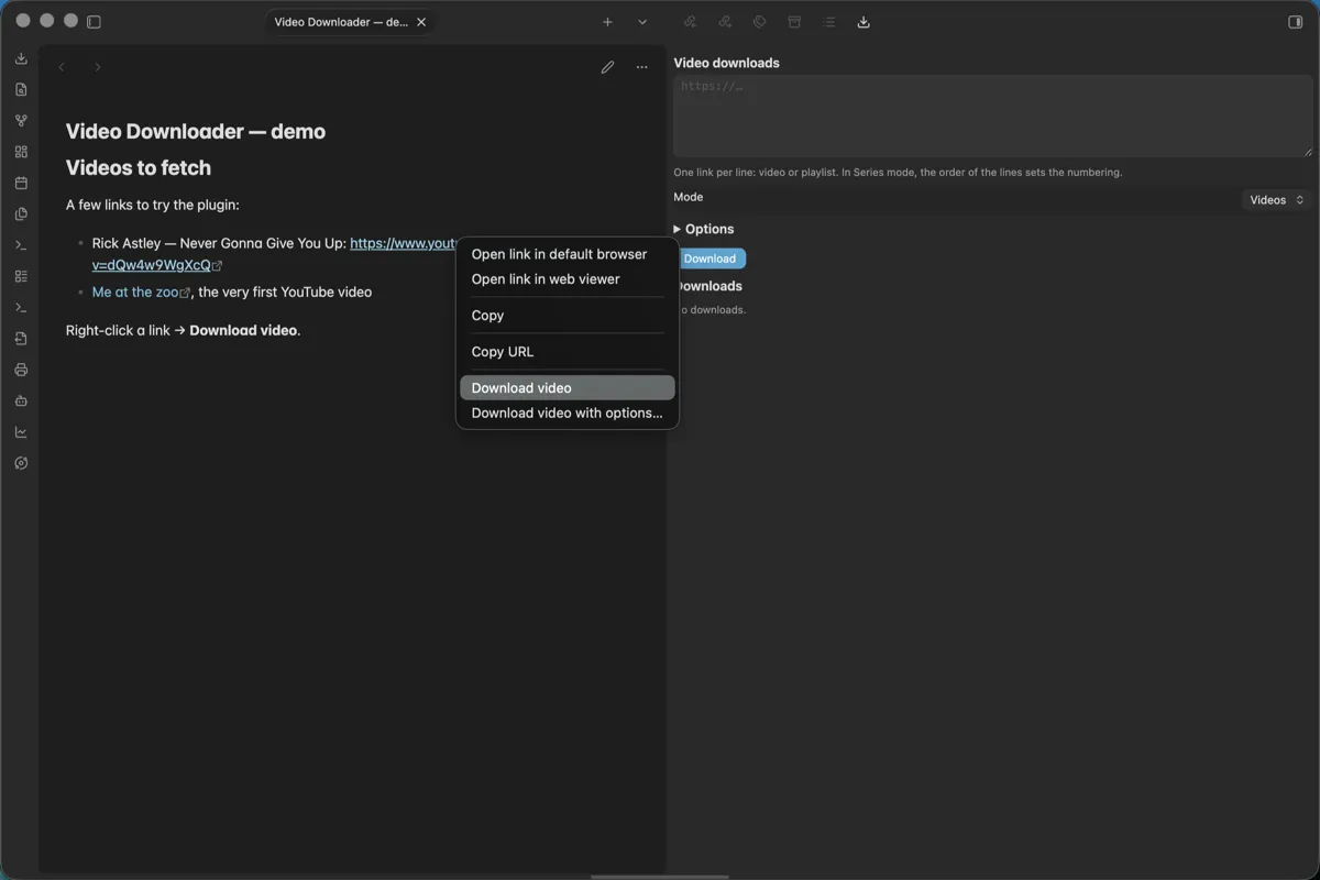 Video Downloader by Jexyllax screenshot
