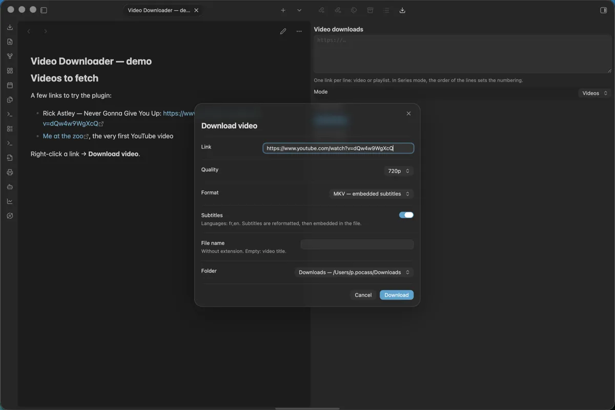 Video Downloader by Jexyllax screenshot